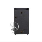 باکس MDF چرخدار کشودار کمددار نیکا دو کشو وسط کمد