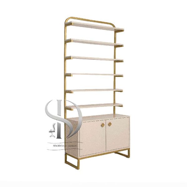 استندلاک MDF فلزی ایستاده کمددار فروزن پایین کمد (لیان)