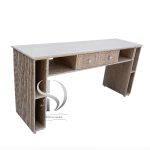 میز ناخن MDF روکش دار دو نفره نیروانا