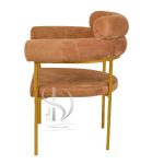 مبل فلزی ساده یک نفره پاییلو(پشت دو تکه)