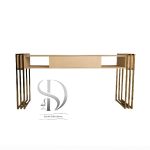 میزناخن زیر پایه فلزی MDF  دونفره کریچر 3 خط - تصویر 2