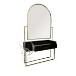 آینه کنسول MDF فلزی ایستاده یکرو کشودار آیدا