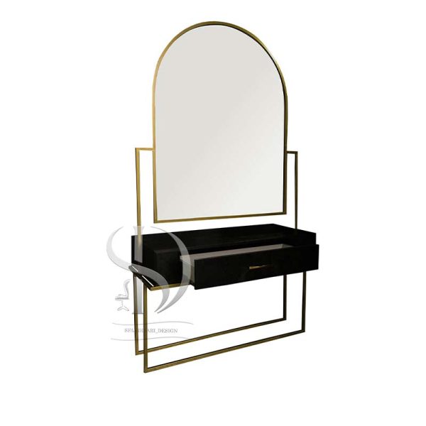 آینه کنسول MDF فلزی ایستاده یکرو کشودار آیدا