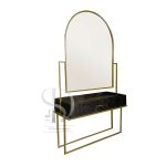 آینه کنسول MDF فلزی ایستاده یکرو کشودار آیدا