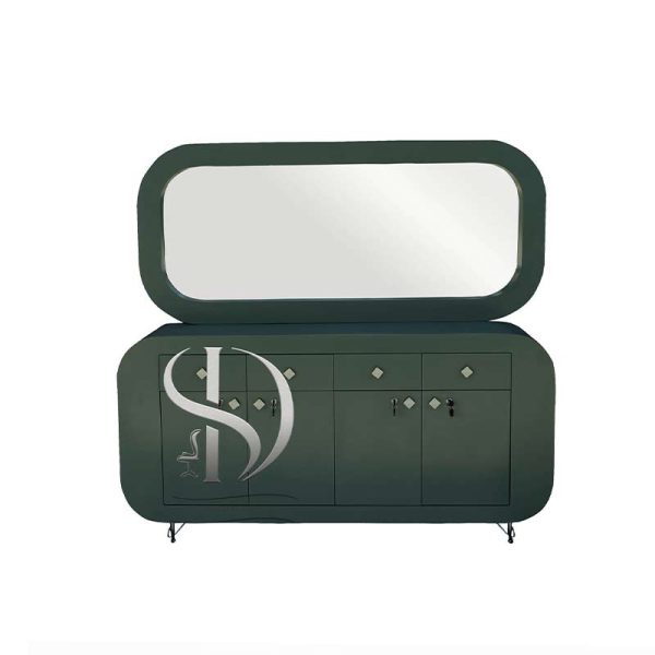 آینه کنسول MDF ایستاده یکرو بزرگ گریم ونداد