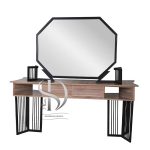آینه کنسول MDF فلزی ایستاده یکرو پروان بزرگ - تصویر 2