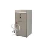 باکس MDF چرخدار کشودار کمددار نیکا تک کشو