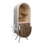 بار قهوه MDF ایستاده ساده رایان دو کشو - تصویر 2