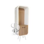 بار قهوه MDF ایستاده ساده باراد تک کشو - تصویر 2