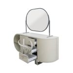 آینه کنسول MDF فلزی ایستاده یکرو گریم آنالی - تصویر 2