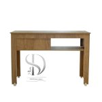 میز ناخن MDF  روکشدارکشودار یک نفره تامرکنار اپال - تصویر 2
