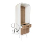 بار قهوه MDF ایستاده ساده باراد تک کشو