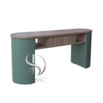 میز ناخن MDF روکشدار کشودار دونفره لانکوم - تصویر 2