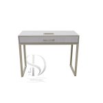 میزناخن پایه فلزی MDF یک نفره کارولین - تصویر 8