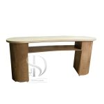 میز ناخن MDF روکشدار کشودار دونفره لانکوم - تصویر 4