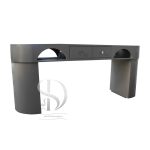 میز ناخن MDF کشودار دونفره مهسان یووی نیم دایره - تصویر 3