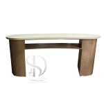 میز ناخن MDF روکشدار کشودار دونفره لانکوم - تصویر 3
