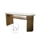 میز ناخن MDF روکشدار کشودار دونفره لانکوم - تصویر 2