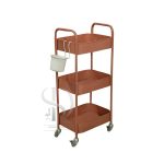 ترولی فلزی ژیکاری سه طبقه
