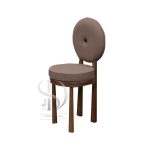 صندلی چوبی دونات نو پایه چوبی - تصویر 5