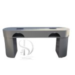 میز ناخن MDF کشودار دونفره مهسان یووی نیم دایره - تصویر 2
