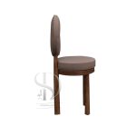 صندلی چوبی دونات نو پایه چوبی - تصویر 2